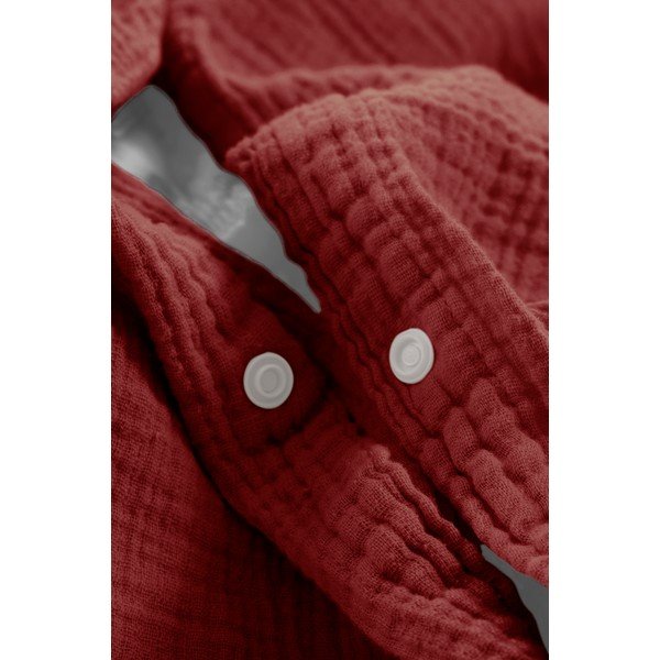 Bordo vienguļamā muslīna gultas veļa 140x200 cm Amilia – Jotex-image-2