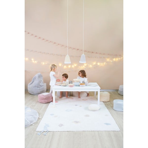 Krēmkrāsas mazgājams/ar rokām darināts kokvilnas bērnu paklājs 140x200 cm Kim – Lorena Canals-image-3