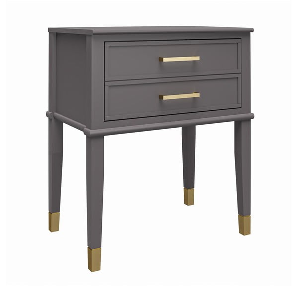 Tumši pelēks naktsskapītis Westerleigh – CosmoLiving by Cosmopolitan