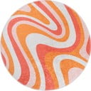 Oranžs mazgājams apaļš paklājs ø 100 cm Colors of Joy – Vitaus