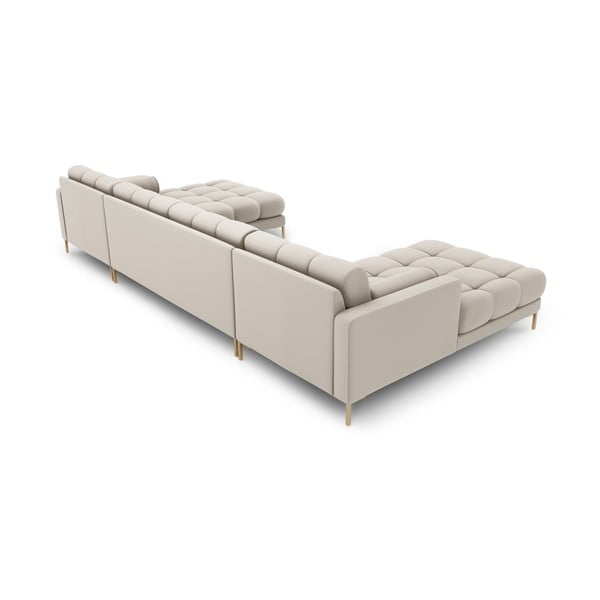 Bēšs stūra dīvāns (U veida) Bali – Cosmopolitan Design-image-4