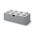 Pelēka galda kaste ar atvilktni Brick - LEGO®