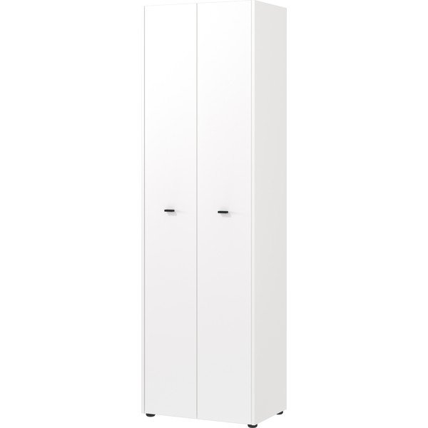 Balts/dabīga toņa drēbju skapis 59x198 cm Lucena – Germania-image-1