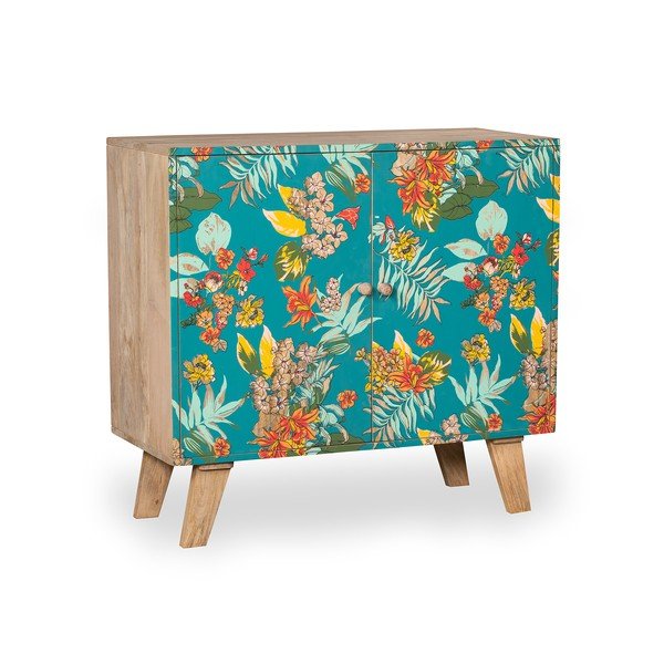 Tirkīzzils/dabīga toņa skapītis 90x85x40 cm Reipur – Interia Home & Living-image-2