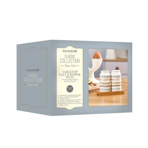 Kitchen Craft Classic Collection sāls un piparu maisiņu komplekts ar statīvu-image-1