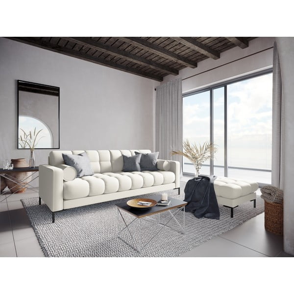 Gaiši bēšs kāju soliņš Cosmopolitan Design Bali, 60 cm-image-4