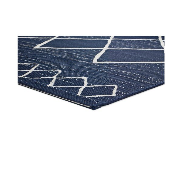 Tumši zils āra paklājs Universal Elba, 80 x 150 cm-image-1
