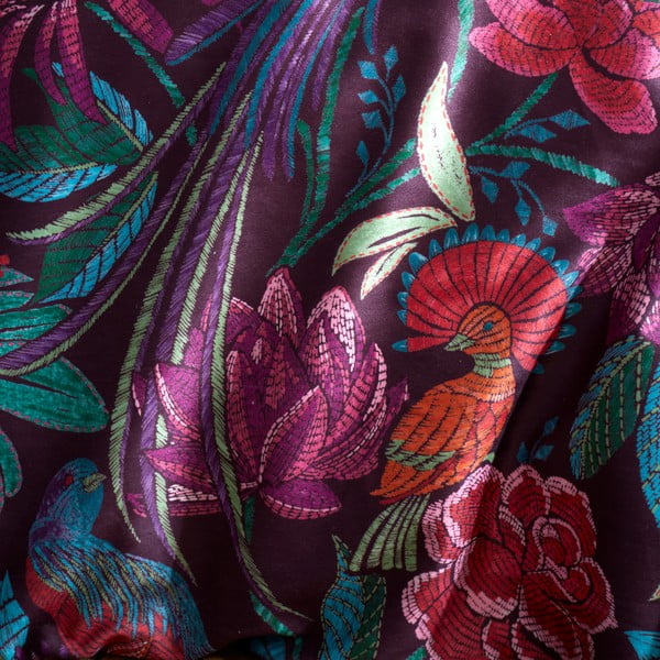 Violeta vienguļamā samta gultas veļa 135x200 cm Bridgerton Kate Floral – Catherine Lansfield-image-4
