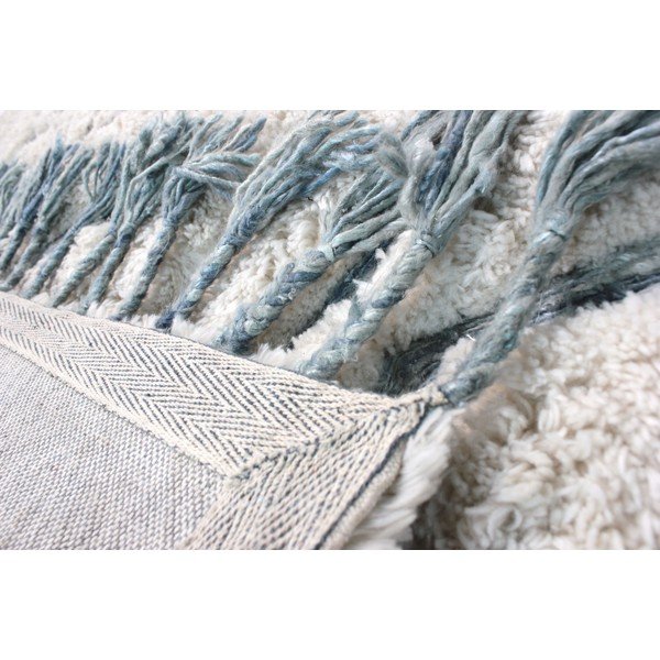 Bēšs un zils ar rokām austs paklājs Flair Rugs Solitaire Sion, 160 x 230 cm-image-1