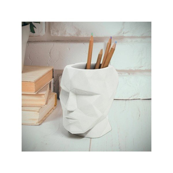 Balts organizators kancelejas piederumiem no cementa Head – Balvi-image-1