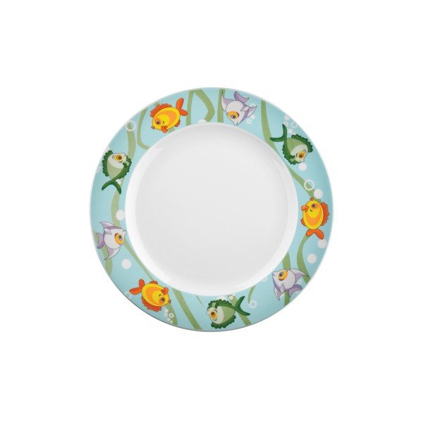 Porcelāna pusdienu komplekts bērniem (5 gab.) Kütahya Porselen Sea World-image-3