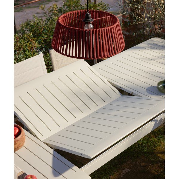 Metāla dārza ēdamgalds 100x205 cm Brela – Kave Home-image-3