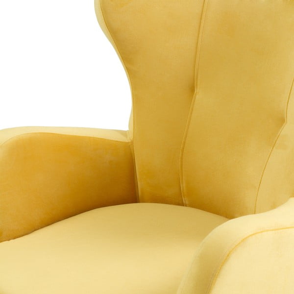 Dzeltens atpūtas krēsls Balcab Home Jane-image-2