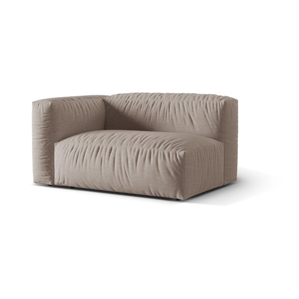Bēša modulārā dīvāna daļa (ar kreiso stūri) Martina – Micadoni Home-image-1
