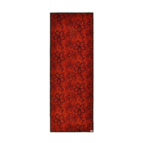 Paklājs Zala Living Floral Red, 67 x 180 cm