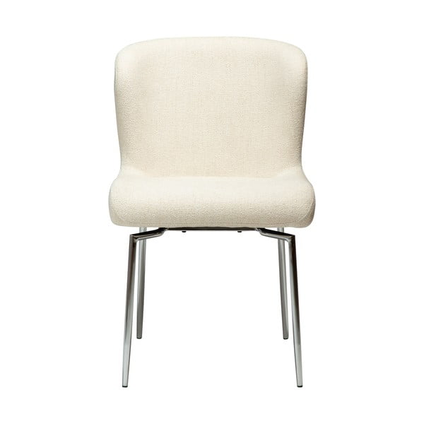 Krēmkrāsas polsterēts pusdienu krēsls Glam – DAN-FORM Denmark-image-4