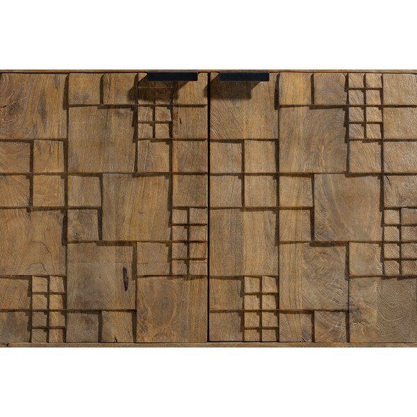 Dabīga toņa mango masīvkoka kumode 175x78x40 cm Priya – MOME-image-4
