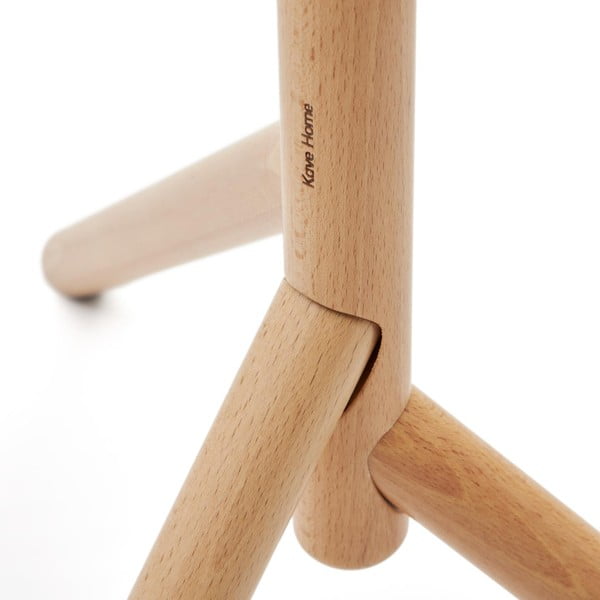 Dabīga toņa dižskābarža masīvkoka pakaramais 46x170 cm Nadue – Kave Home-image-2