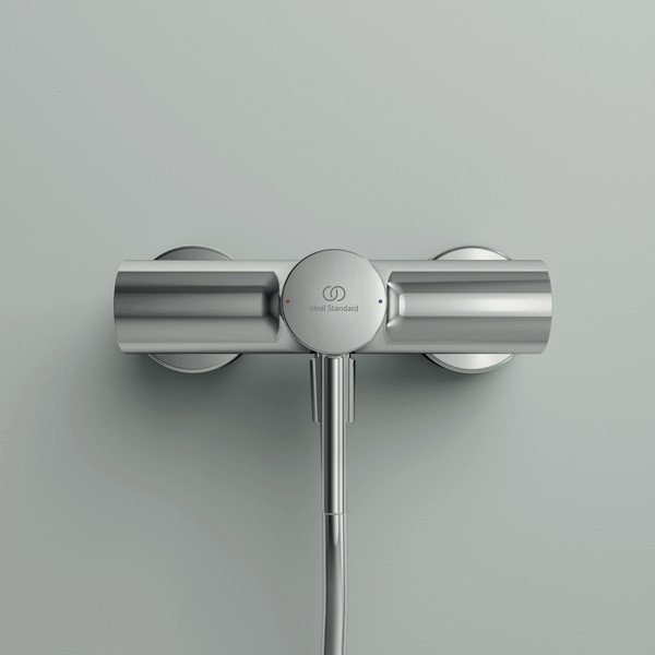 Spīdīgas sudraba krāsas jaucējkrāns dušai/sienas Ceraline – Ideal Standard-image-2