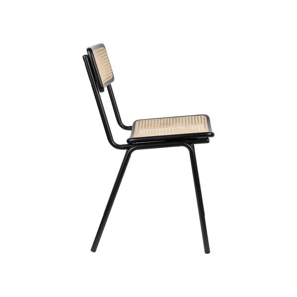 Melni rotangpalmas ēdamistabas krēsli (2 gab.) Jort – Zuiver-image-4