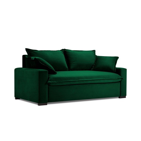 Tumši zaļš izlaižamais dīvāns Kooko Home Mezzo-image-2
