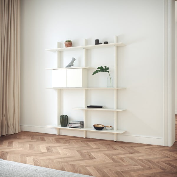 Balta moduļu plauktu sistēma 68x36 cm Bridge – Tenzo-image-4