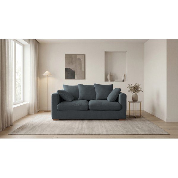 Pelēks velveta dīvāns 175 cm Comfy – Scandic-image-4