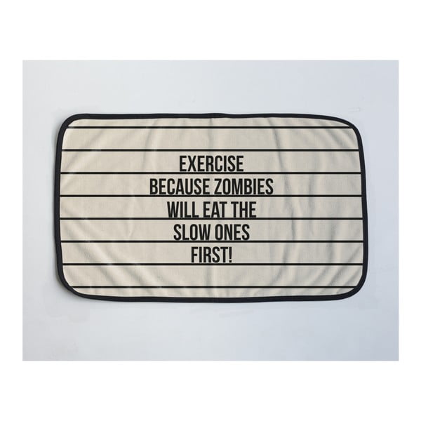 Patiešām jauki sīkumi Zombiji, kokvilnas sporta dvielis, 45 x 70 cm-image-1