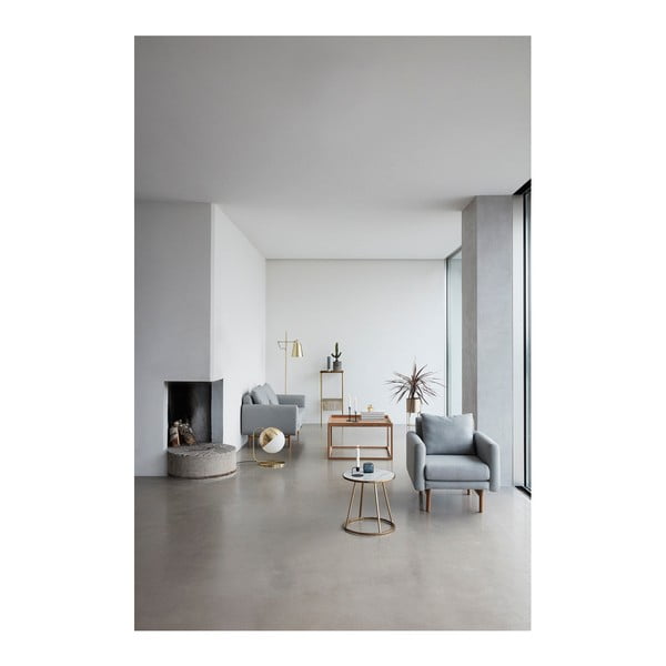 2 puķu podiņu komplekts uz misiņa pamatnes Hübsch Gardo-image-2