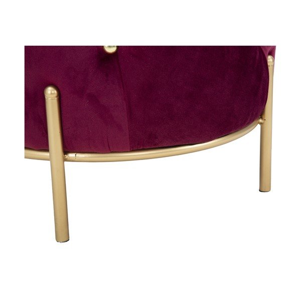 Mauro Ferretti Glam bordo sarkans taburete, ø 45 cm-image-4