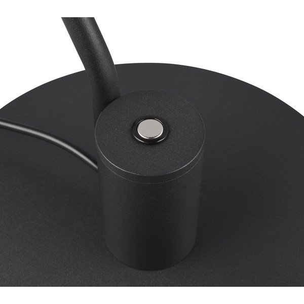 Matēti melna LED galda lampa ar saliekamu konstrukciju (augstums 64 cm) Manduro – Trio-image-3