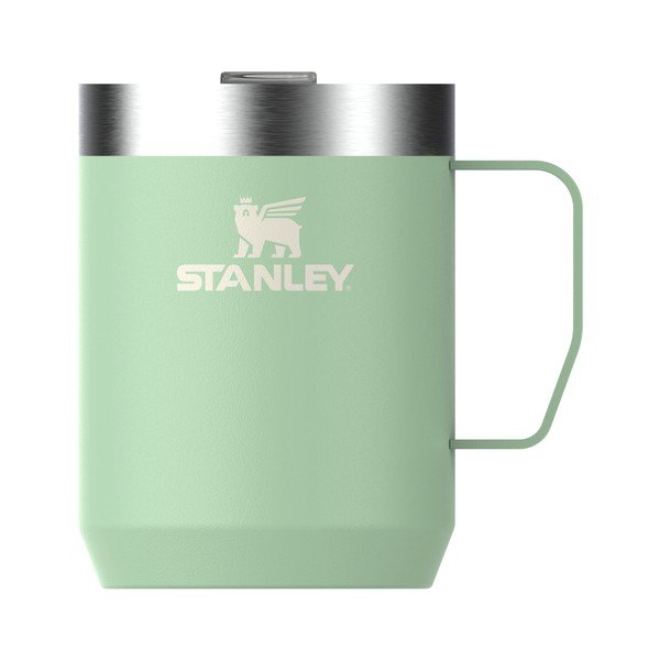 Salvijas zaļa nerūsējošā tērauda termokrūze 230 ml Stay-Hot Camp Mug Pistachio – Stanley