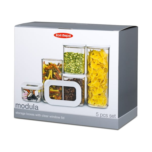 Konteineri pārtikai (5 gab.) Modula White – Mepal-image-3