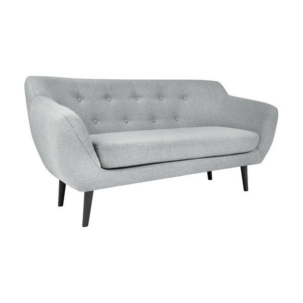 Gaiši pelēks dīvāns Mazzini Sofas Piemont, 158 cm