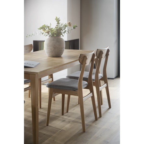 Ēdamistabas krēsli dabīgā tonī (2 gab.) Rodham – Rowico-image-4