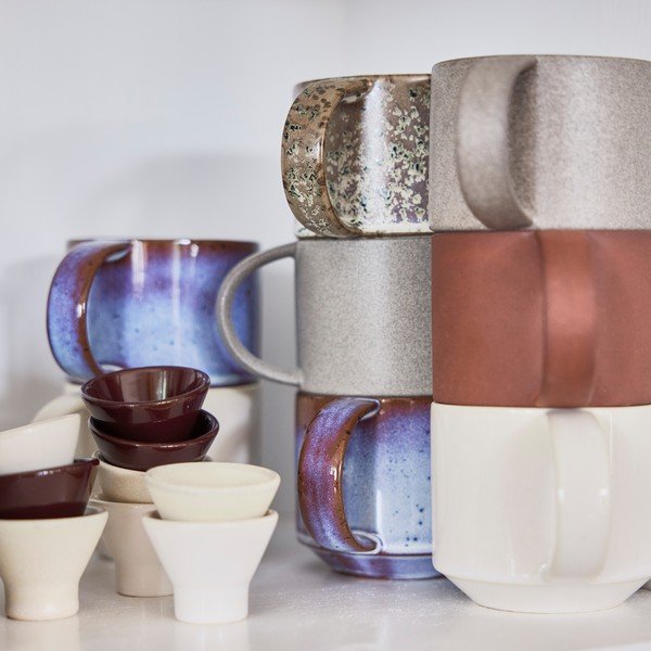 Zilas terakotas krūzes (2 gab.) Yuka – OYOY Living Design-image-1