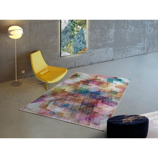 Paklājs ar kokvilnas saturu Universal Haria Multi, 80 x 150 cm-image-1