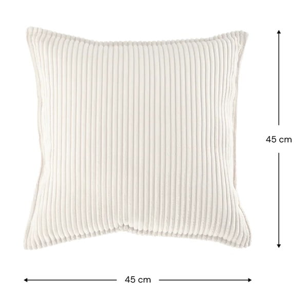 Krēmkrāsas velveta bērnu dīvāna spilvens Block – Wigiwama-image-3