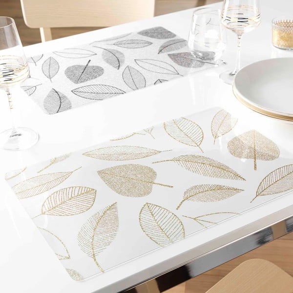 Plastmasas galda paliktnis 30x45 cm Feuillette – douceur d'intérieur-image-2