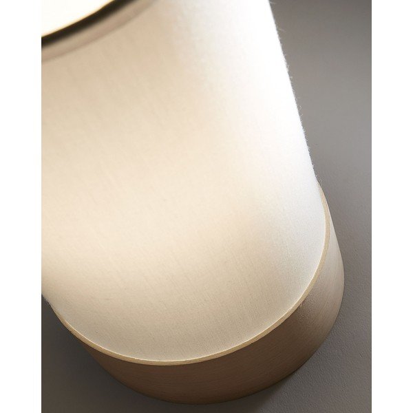Balta/dabīga toņa dižskābarža masīvkoka galda lampa ar auduma abažūru (augstums 26 cm) Slat – Kave Home-image-2