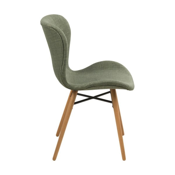 2 zaļo ēdamistabas krēslu komplekts Actona Batilda-image-1