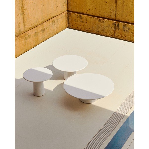 Betona apaļš dārza kafijas galdiņš ø 65 cm Albanella – Kave Home-image-3