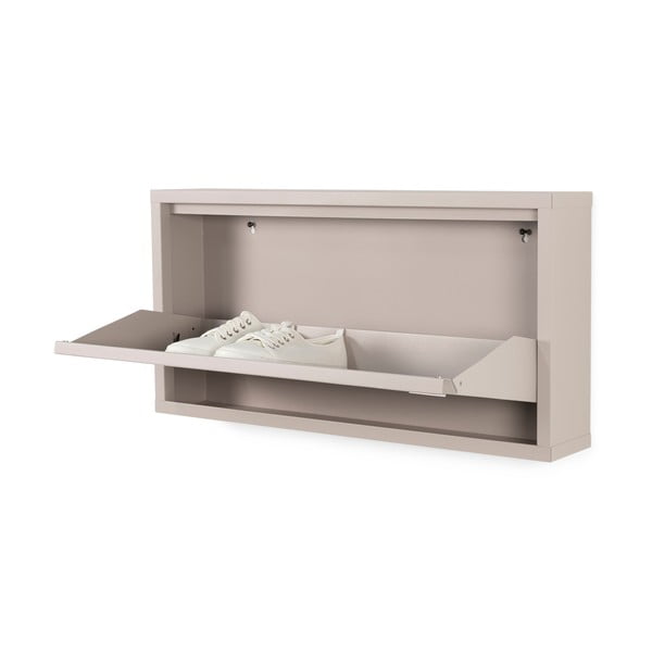 Pelēkbrūns metāla atverams apavu plaukts 75x37,5x12,5 cm Billy – Spinder Design-image-2