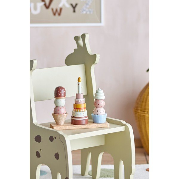 Masīvkoka riņķu piramīda Celebrate – Bloomingville Mini-image-1