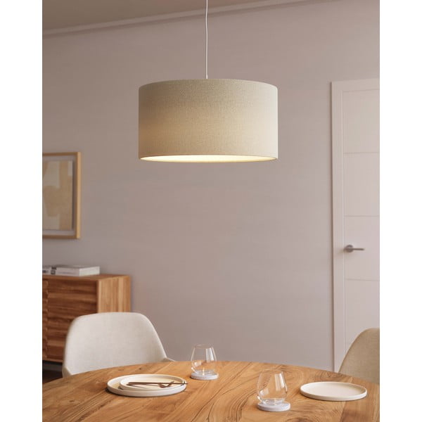 Krēmkrāsas abažūrs ø 50 cm Nazli – Kave Home-image-1