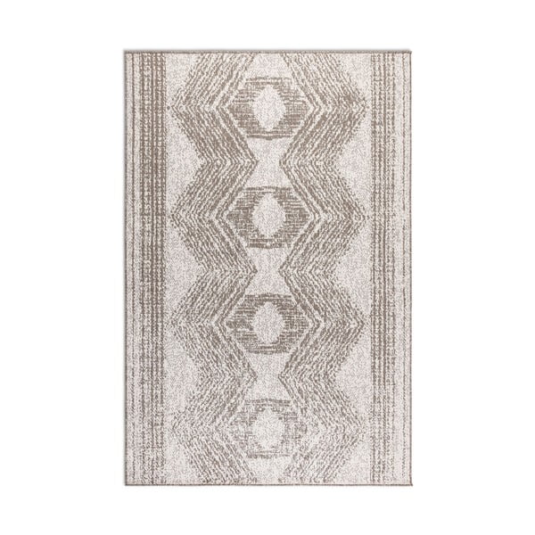 Brūns/krēmkrāsas āra paklājs 160x230 cm Gemini – Elle Decoration