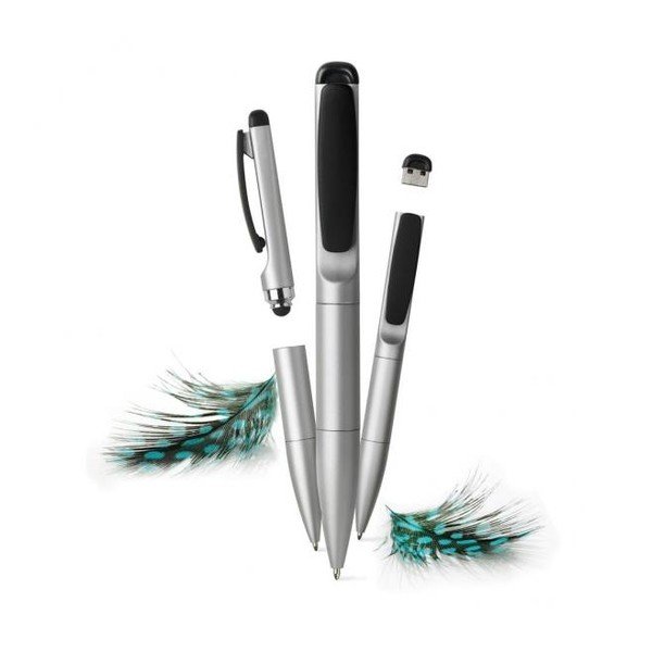 Melna daudzfunkcionāla pildspalva XD Design Stylo-image-2