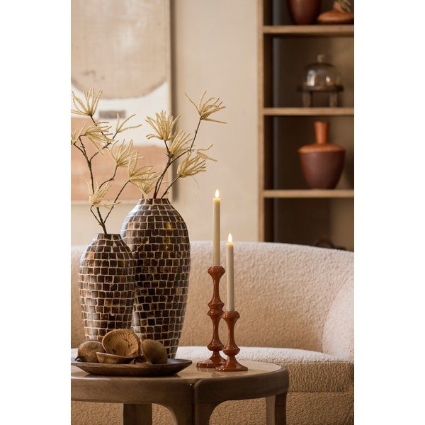 Brūna bambusa vāze (augstums 40 cm) Tudela – Light & Living-image-1