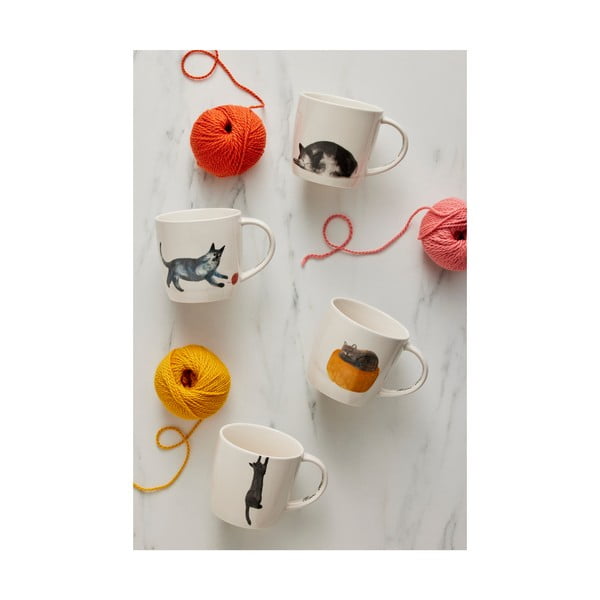 Balta porcelāna krūze 400 ml Best Feline Friends – Maxwell & Williams-image-1