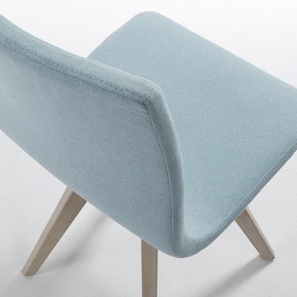 Gaiši zils ēdamistabas krēsls La Forma Una-image-4